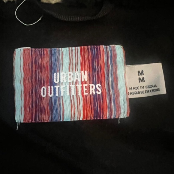 Urban Outfitters | Olivia Printed Sherpa Jacket Black – - Picture 2 of 3